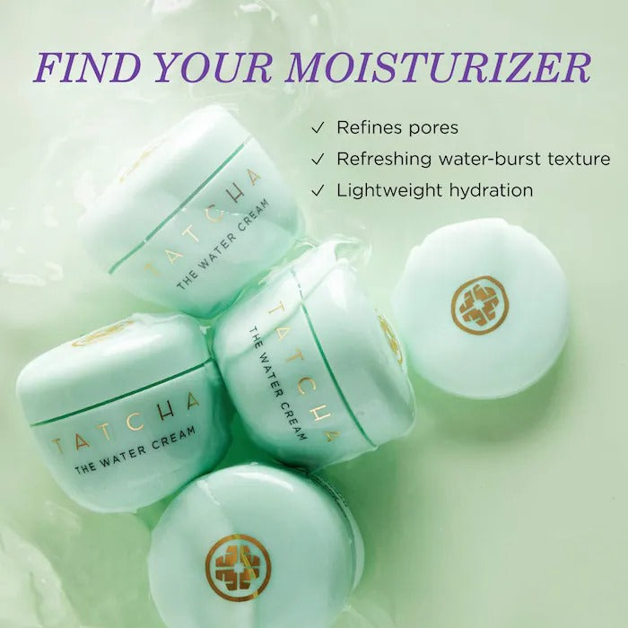 TATCHA The Water Cream Oil-Free Pore Minimizing Refillable Moisturizer Mini Size
